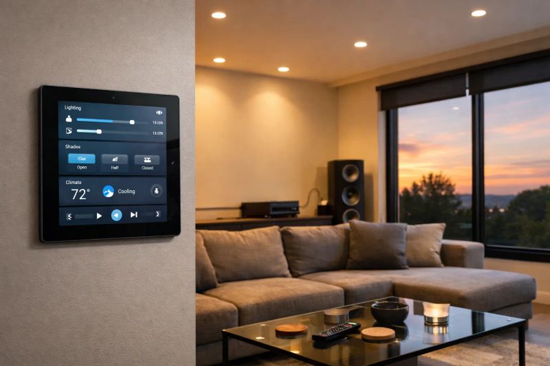 Level 2 home EV charger installation in a modern Houston garage